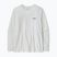 Longsleeve da donna Patagonia P-6 Logo Responsibili-Tee LS fiber white