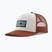 Cappellino con visiera Patagonia P-6 Logo Trucker Hat white w/rusty red