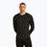 Maglia termica da uomo icebreaker Merino 200 Oasis Crewe Snow Day nero/peridot/aop