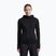 Felpa da trekking donna Icebreaker Merino 200 Realfleece Descender Half Zip Hoodie black