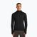 Felpa da trekking uomo Icebreaker Merino 300 Realfleece Descender Zip Hoodie black