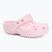 Crocs Classic Floral Cutout Clog Kids Toddler infradito rosa latte