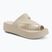 Infradito da donna Crocs Getaway Platform Toe Loop sandstone