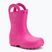 Stivali da pioggia per bambini Crocs Handle It Rain Boot Kids pink crush