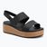 Sandali Crocs Brooklyn Cork Low Wedge donna nero/nero