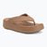 Infradito da donna Crocs Gateway Platform milk chocolate