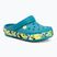 Ciabatte per bambini Crocs Crockband Glow Confetti Band turbo teal/multi