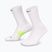 Calzini Nike Running Midweight Crew white/volt/black