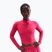 Maglia a maniche lunghe da donna Nike One Fitted Dri-Fit 1/4 Zip Mid Layer rush pink/white