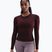 Maglia a maniche lunghe da donna Nike One Fitted Dri-Fit burgundy crush/white