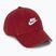Cappellino con visiera Nike Club Unstructured Futura Wash team crimson/white
