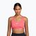 Reggiseno sportivo Nike Swoosh Medium Support sea coral/white