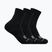Calze HOKA Quarter Run Sock 3-Pack black/black/black