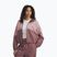 Giacca da donna Under Armour Rival Woven Hoody maroon mist tourmaline pink/maroon mist