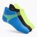 Calze da uomo Under Armour Dry Run Lite No Show 3 paia blue atlantis/black/reflective