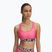Reggiseno sportivo Under Armour HG Authentics Mid Branded super pink/white