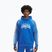 Felpa da uomo Under Armour Rival Fleece Colorblock Hoodie blu atlantis/bianco