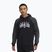 Felpa da uomo Under Armour Rival Fleece Colorblock Hoodie nero/castlerock/bianco