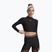 Maglia da allenamento a maniche lunghe da donna Under Armour HeatGear Crop Mock ultimate black/white