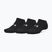 Calzini da uomo Under Armour Performance Cotton NS 3 pairs ultimate black/ultimate black/white