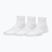 Calze da donna Under Armour Vanish 3 Pack white/white/halo gray