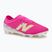 Scarpe da calcio per bambini New Balance Furon Team V8 FG pink heat/sea salt/gold metallic