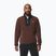 Felpa uomo Columbia Sequoia Grove Half Zip Fleece tobacco/black