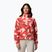 Felpa in pile da donna Columbia Helvetia II Printed Cropped Half Snap poppy red/sunscape