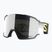 Maschera da sci Salomon S/View 3 black pixels/ml super white