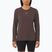 Maglia a maniche lunghe da donna Salomon Shakeout Core colore caffè