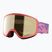 Maschera da sci per bambini Salomon Lumi Acces Jr S2 sun kissed coral/flash gold