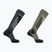 Calze da sci Salomon S/Access 2-Pack anthracite/deep lichen green