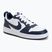 Scarpe da bambino Nike Court Borough Low Next Bloom white/white/midnight navy