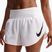 Pantaloncini da corsa da donna Nike Tempo Swoosh Dri-Fit Mid-Rise Brief-Lined white/orange pulse/black