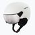 Casco da sci per bambini HEAD Yuki Visor Jr marshmallow/silver/red