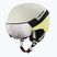 Casco da sci per bambini HEAD Yuki Visor Jr lime swirl/silver/red