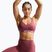 Reggiseno sportivo Nike Indy Light Support pink smoke