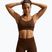 Pantaloncini da donna Nike Pro Seamless High-Waisted Biker 5" cacao wow