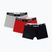 Boxer da uomo Nike Jordan Flight Cotton Trunk 3pk gym red/black