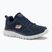 SKECHERS Burns Agoura, scarpe da uomo blu/arancione