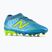 Scarpe da calcio bambino New Balance Tekela Team V5 FG metallic blue/alkaline green