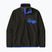 Pile uomo Patagonia Lightweight Synchilla Snap-T Pullover black w/p6 blue