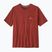T-shirt da uomo Patagonia Boardshort Logo Pocket Responsibili rusty red