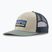 Cappellino con visiera Patagonia P-6 Logo Trucker Hat pumice