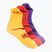 Calze HOKA No-Show Run Sock 3-pack egg yolk/cerise/virtual violet