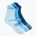 Calze HOKA No-Show Run Sock 3-pack hazy blue/soft cobalt