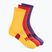 Calze HOKA Quarter Run Sock 3-Pack egg yolk/cerise/virtual violet