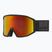 Maschera da sci Cairn Frost Pure mat black red