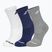 Calzini Babolat 3 paia white/estate blue/grey