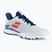 Scarpe da tennis da uomo Babolat Jet Tere All Court bianco/blu scuro